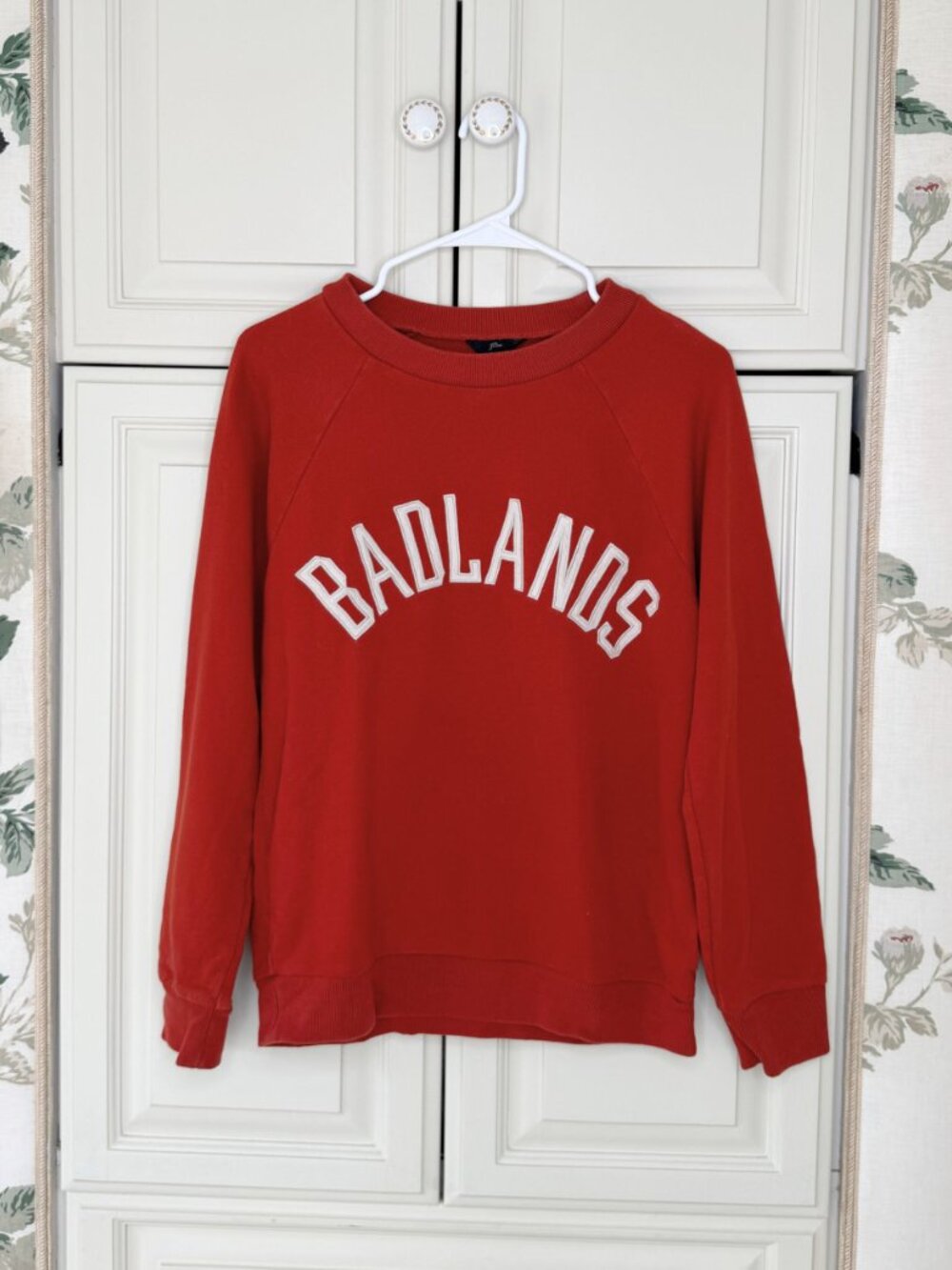 J.Crew Badlands Red Collegiate Crewneck Sweatshirt Small